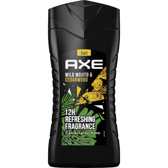 Axe Duschgel Wild Green Mojito & Cedarwood 3in1 250ML 1 Axe Duschgel Wild Green Mojito & Cedarwood 3in1 250ML
